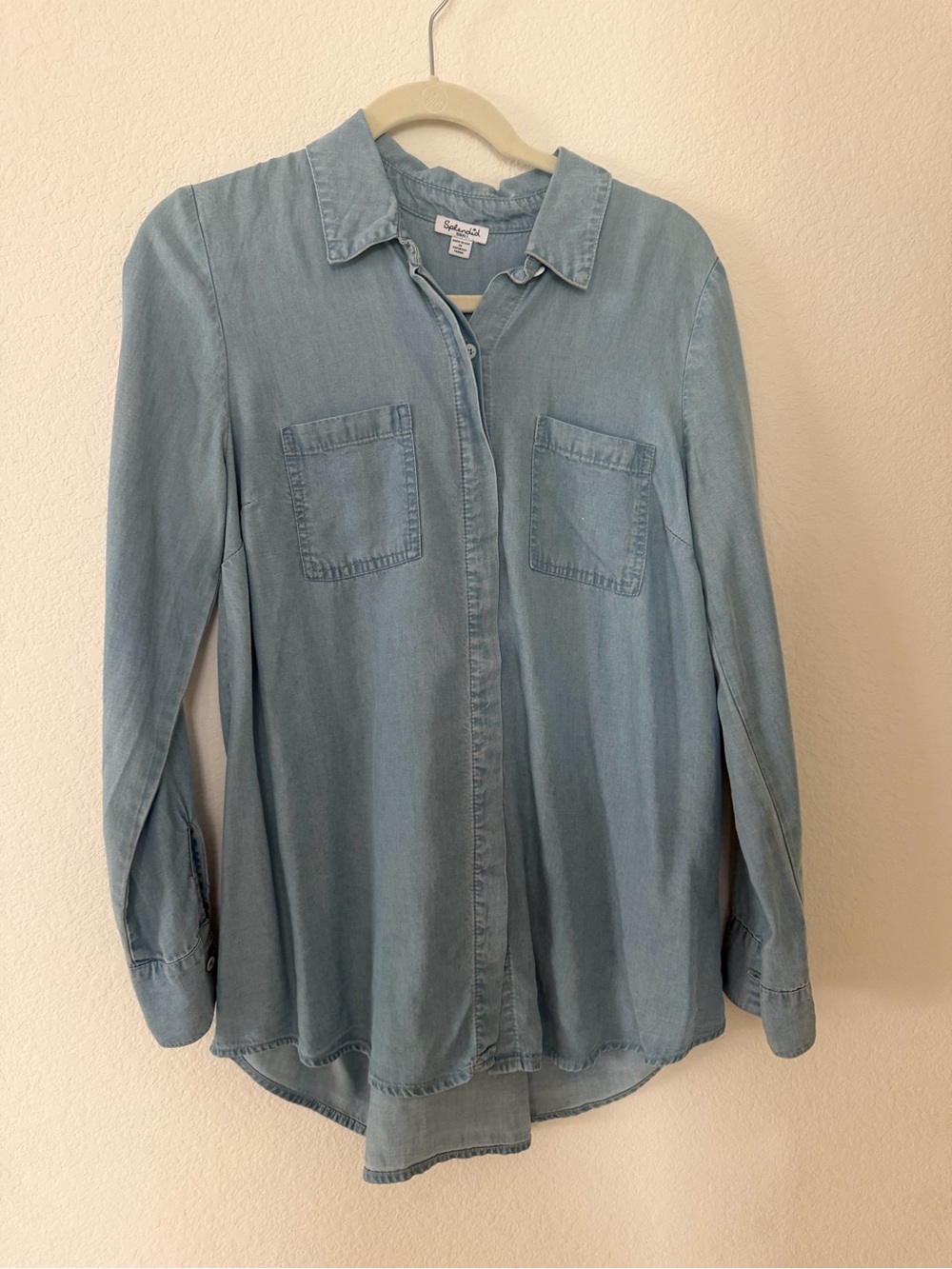 Splendid Light Blue Chambray Button-Down Shirt